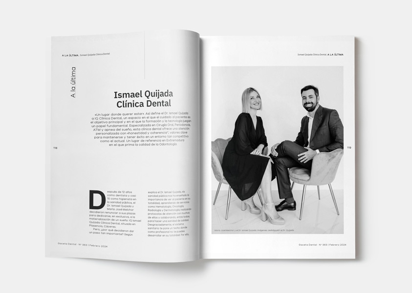 ENTREVISTA EN «GACETA DENTAL»
